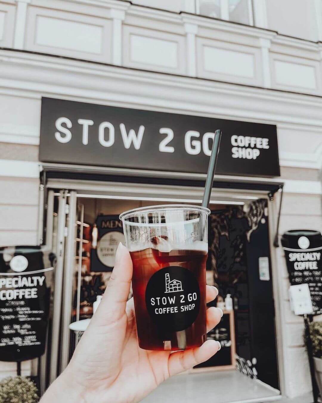 Coffee at STOW 2GO in Ljubljana