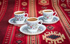 turkish coffee in cups