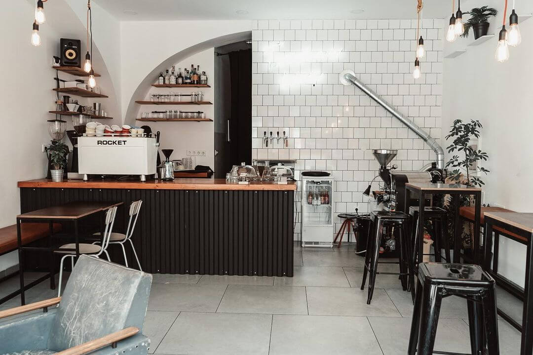 Rooster Coffee in Maribor interior