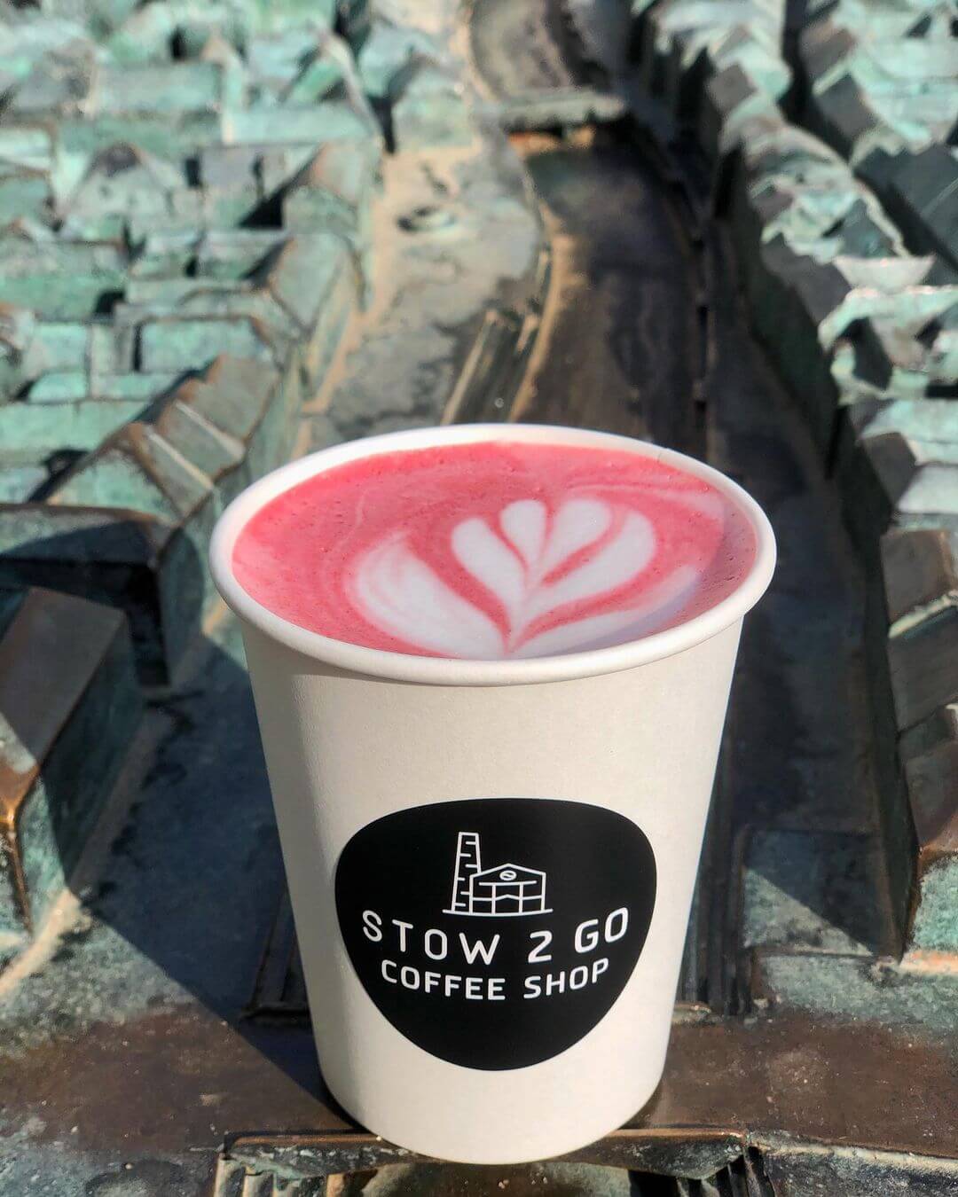 STOW 2GO beetroot latte