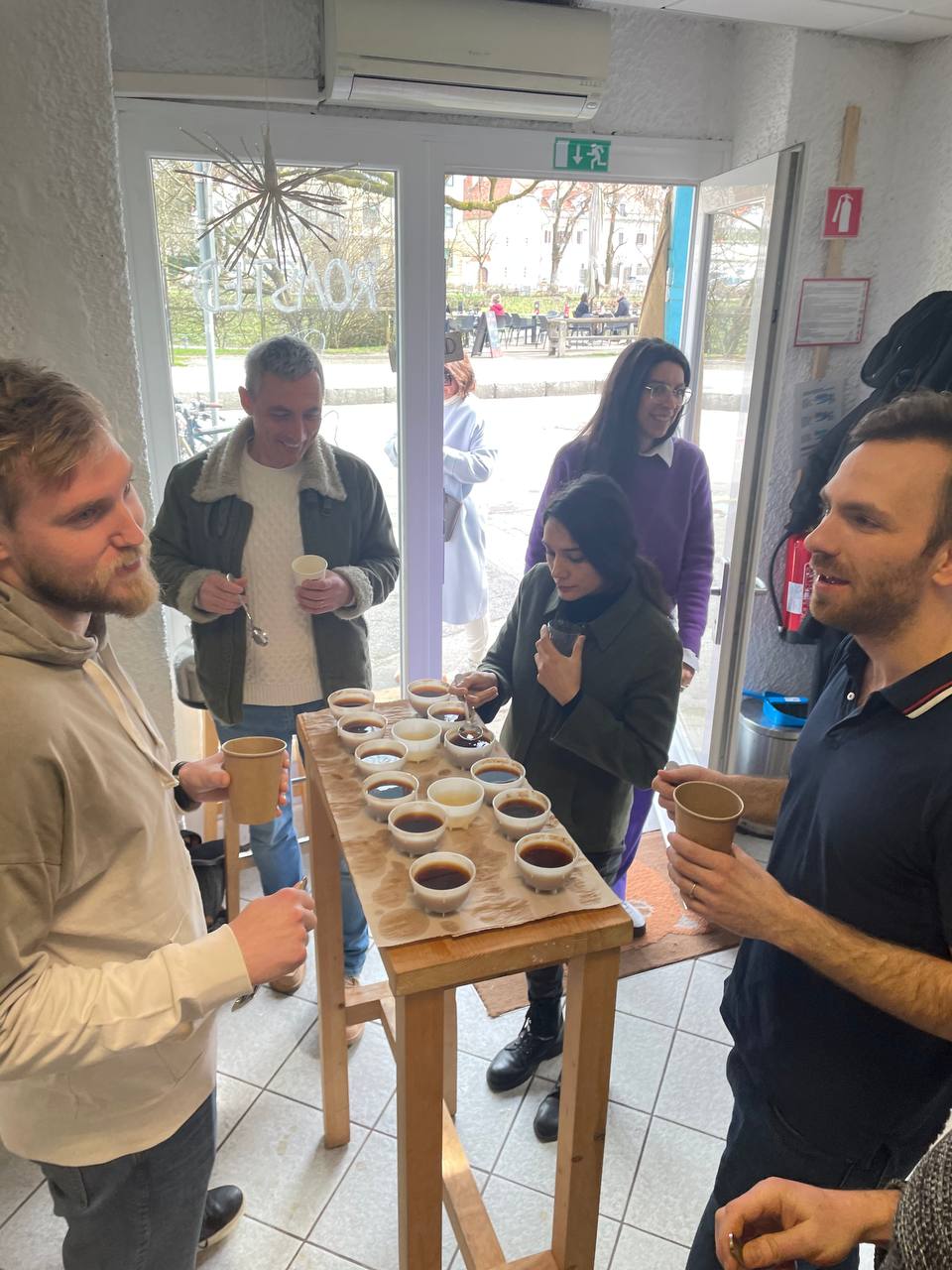 Specialty coffee cup tasting in Ljubljana