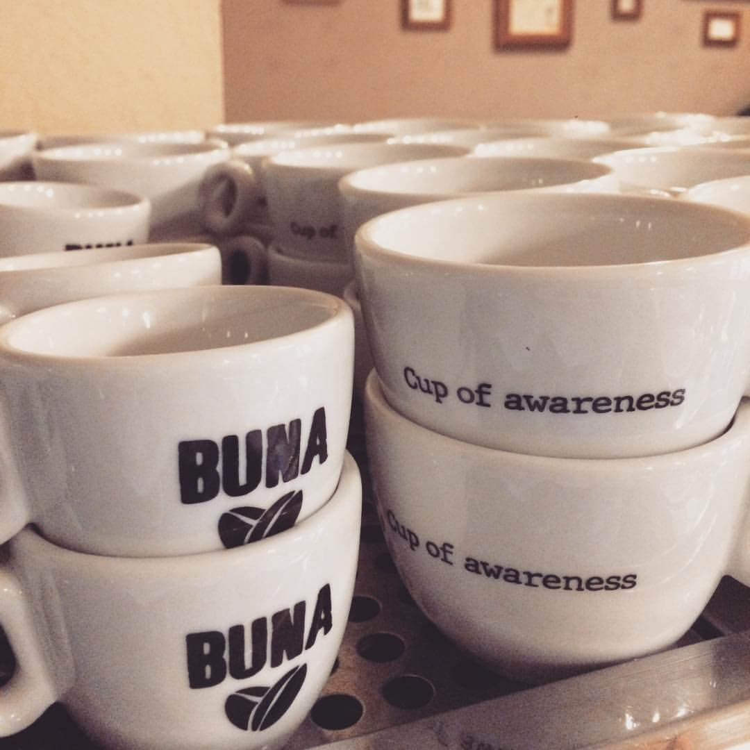 Cups at Café Cokl