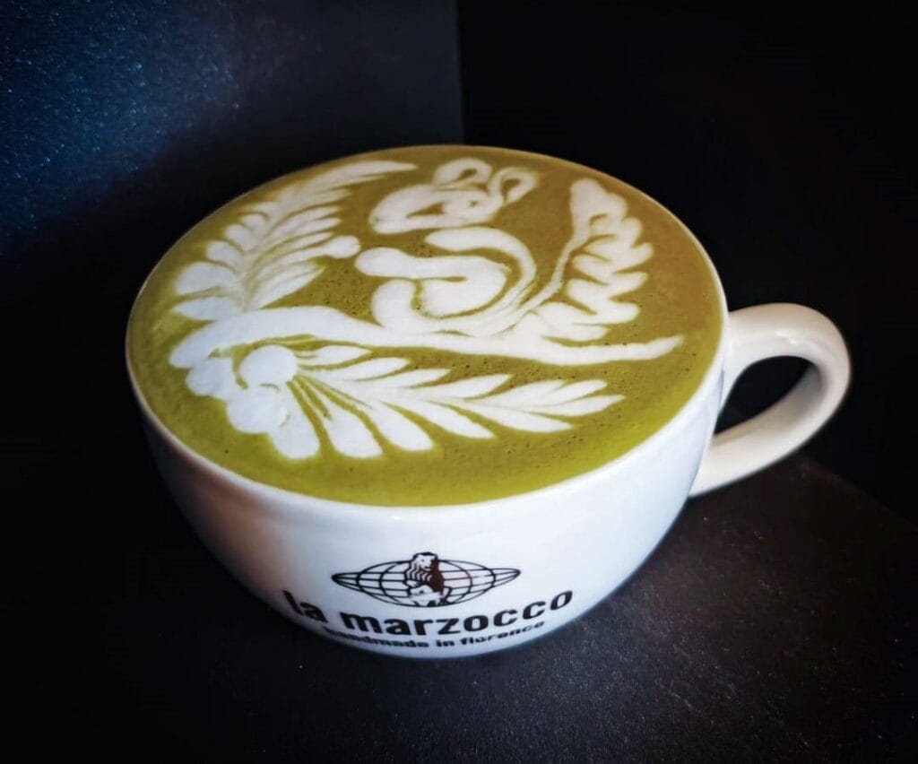 latte art from Sandra Pasic
