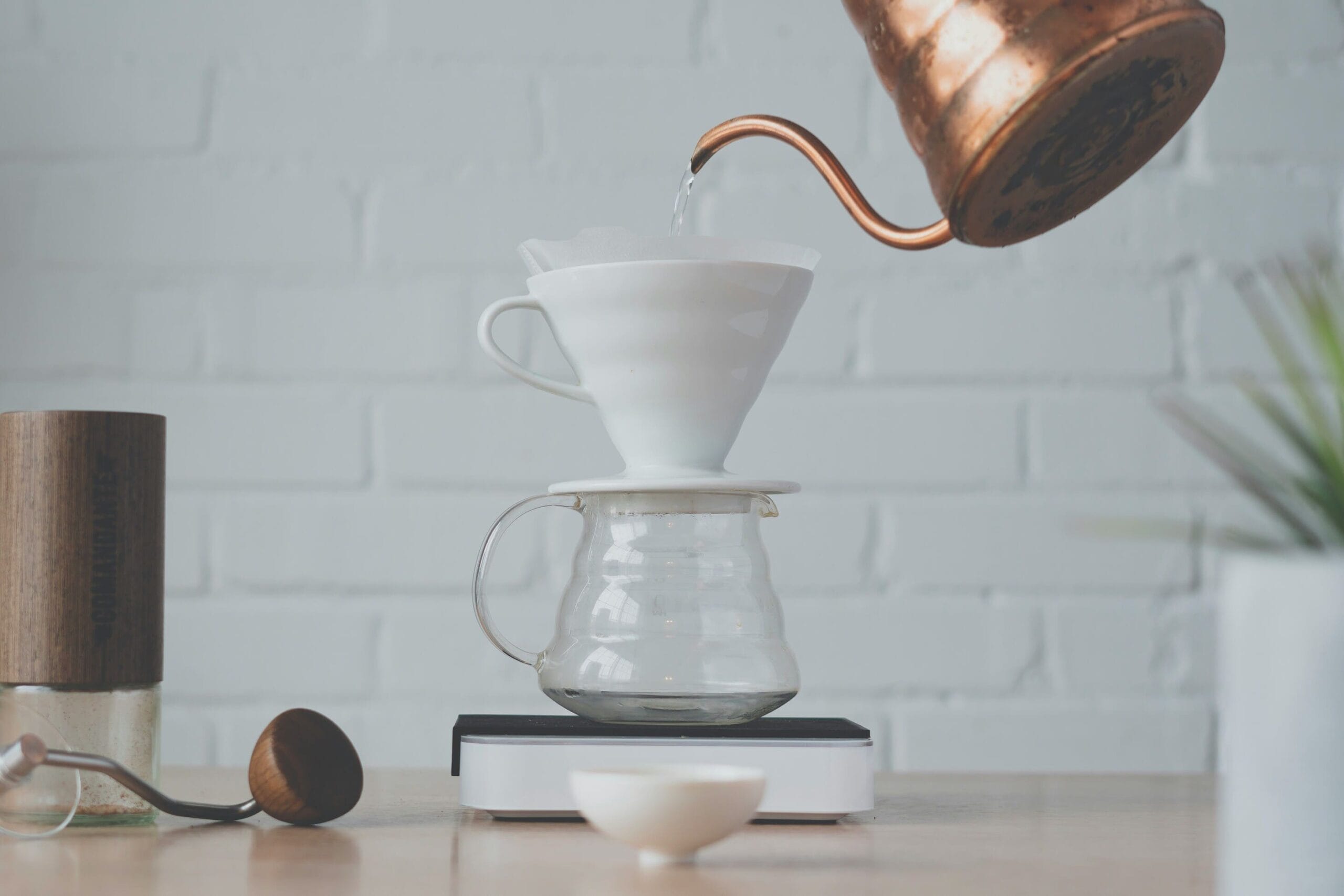 making coffee at home