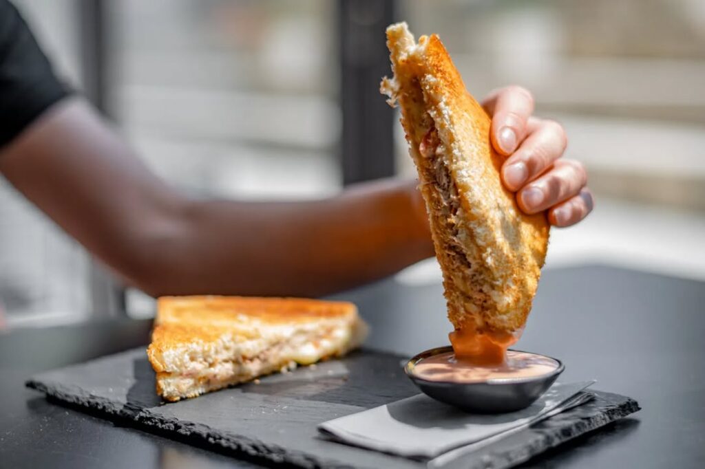 Kavarna Cukrarna sandwich