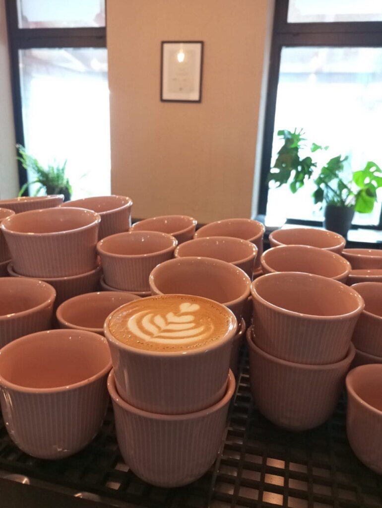 latte art workshop in Ljubljana